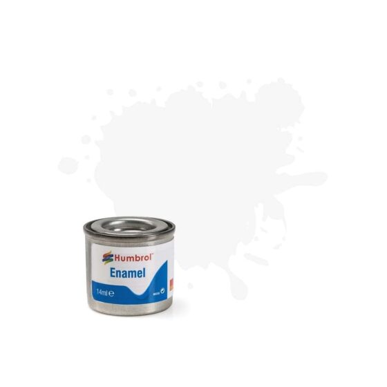 Humbrol Enamel No.34 White Matt (14ml) AA0374 Humbrol Enamel No.34 White Matt (14ml) AA0374