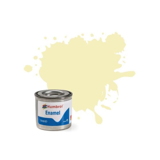 Humbrol Enamel No.41 Ivory Gloss (14ml) AA0446 Humbrol Enamel No.41 Ivory Gloss (14ml) AA0446