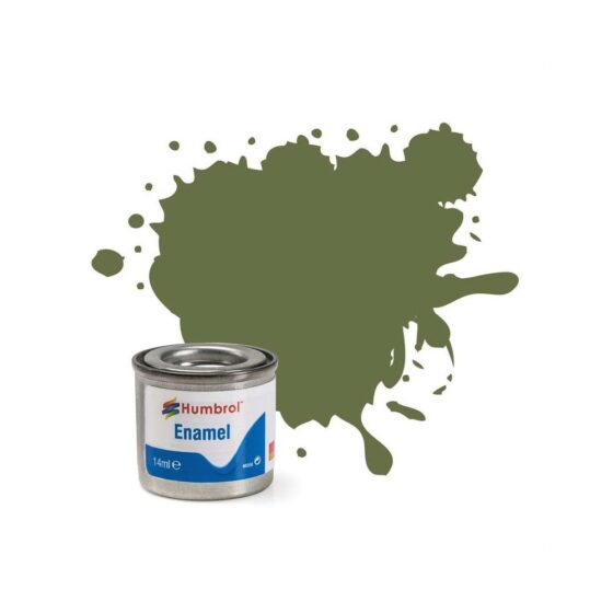 Humbrol Enamel No.80 Grass Green Matt (14ml) AA0881 Humbrol Enamel No.80 Grass Green Matt (14ml) AA0881