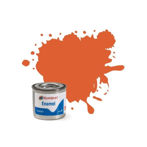 Humbrol Enamel No.82 Orange Lining Matt (14ml) AA0905 Humbrol Enamel No.82 Orange Lining Matt (14ml) AA0905