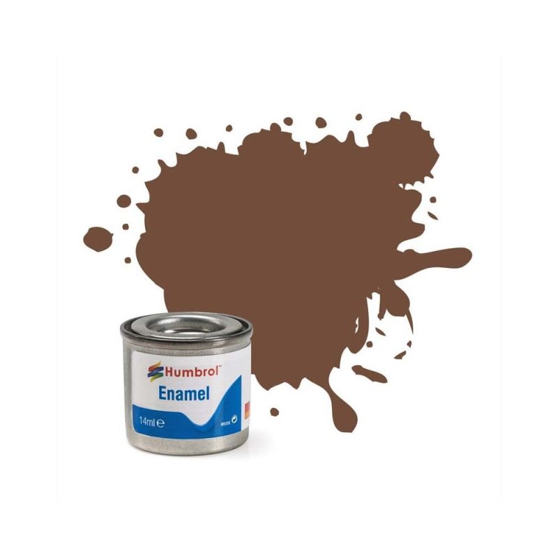 Humbrol Enamel No.98 Chocolate Matt (14ml) AA1081