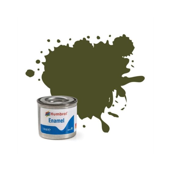 Humbrol Enamel No.155 Olive Drab Matt (14ml) AA1688 Humbrol Enamel No.155 Olive Drab Matt (14ml) AA1688