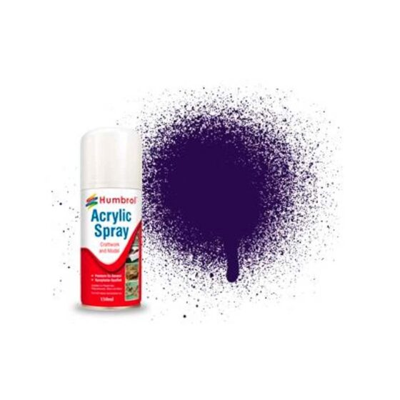 Humbrol No 68 Purple Gloss Spray Can (150ml) AD6068 Humbrol No 68 Purple Gloss Spray Can (150ml) AD6068