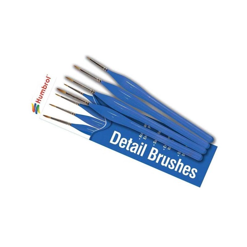 Humbrol Brush Pack Detail Brushes Sable AG4304