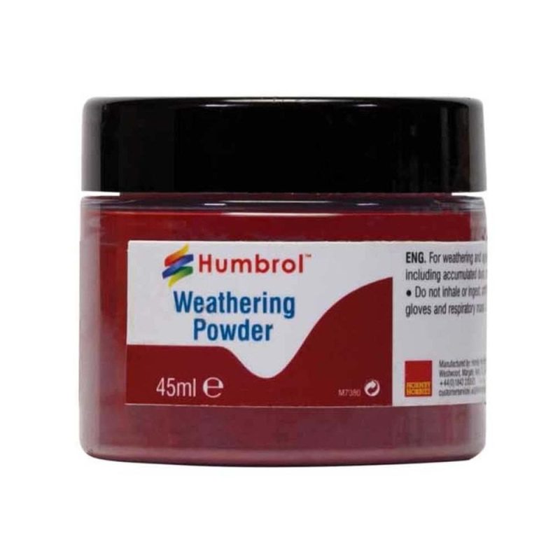 Humbrol Weathering Powder Iron Oxide (45ml) AV0016