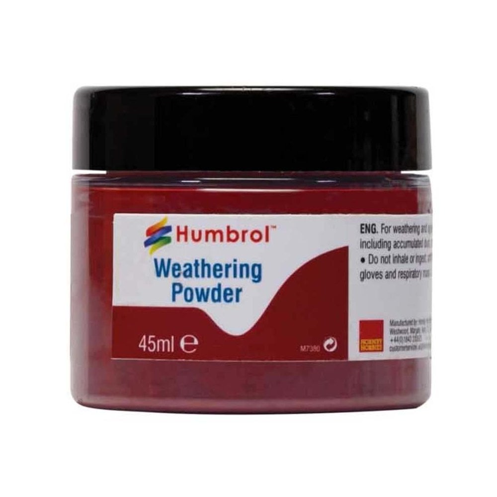 Humbrol Weathering Powder Iron Oxide (45ml) AV0016 Humbrol Weathering Powder Iron Oxide (45ml) AV0016