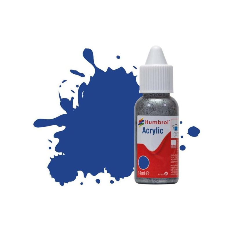 Humbrol Acrylic No 25 Blue Matt (14ml) DB0025