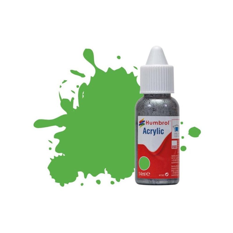 Humbrol Acrylic No 37 Bright Green Matt (14ml) DB0037