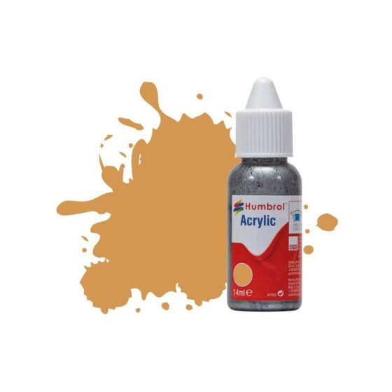 Humbrol Acrylic No 63 Sand Matt (14ml) DB0063 Humbrol Acrylic No 63 Sand Matt (14ml) DB0063