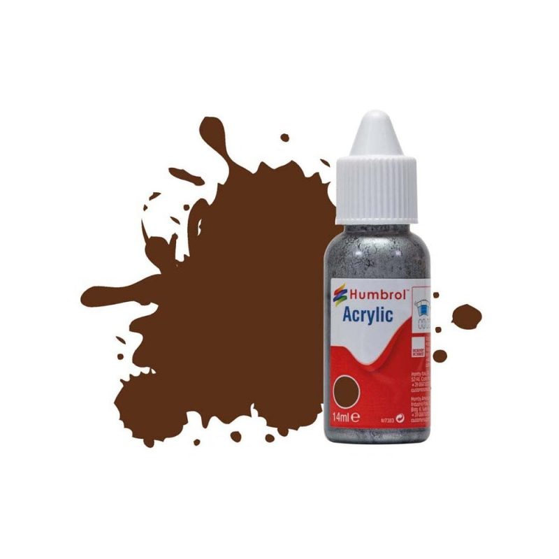 Humbrol Acrylic No 160 German Camouflage Red Matt (14ml) DB0160
