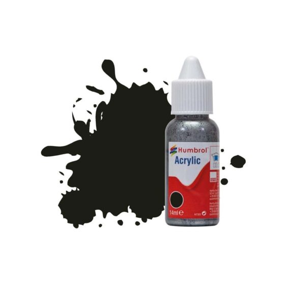 Humbrol Acrylic No 163 Dark Green Satin (14ml) DB0163 Humbrol Acrylic No 163 Dark Green Satin (14ml) DB0163