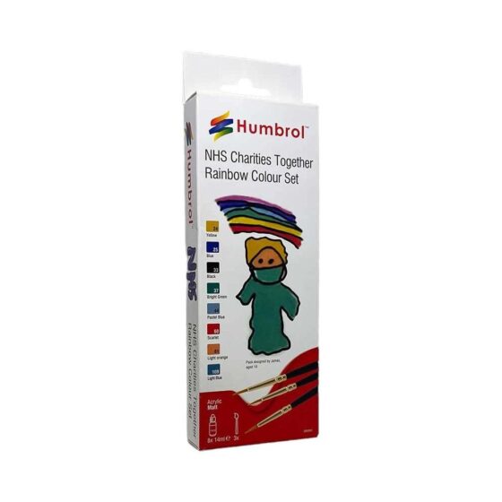 NHS Charities Together Rainbow Colour Set Humbrol DB9061 NHS Charities Together Rainbow Colour Set Humbrol DB9061