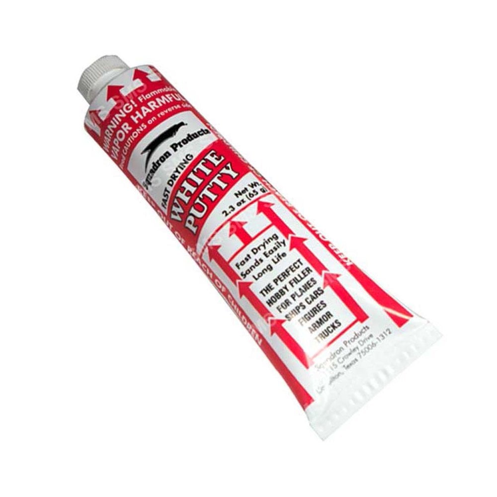 2.3oz White Putty Tube Squadron Tools SQ9060 2.3oz White Putty Tube Squadron Tools SQ9060