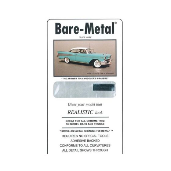 Bare Metal Chrome Foil Self-Adhesive (300x160mm) BMF01 Bare Metal Chrome Foil Self-Adhesive (300x160mm) BMF01