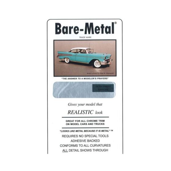 Bare Metal Ultra Bright Chrome Foil (300x160mm) BMF04 Bare Metal Ultra Bright Chrome Foil (300x160mm) BMF04