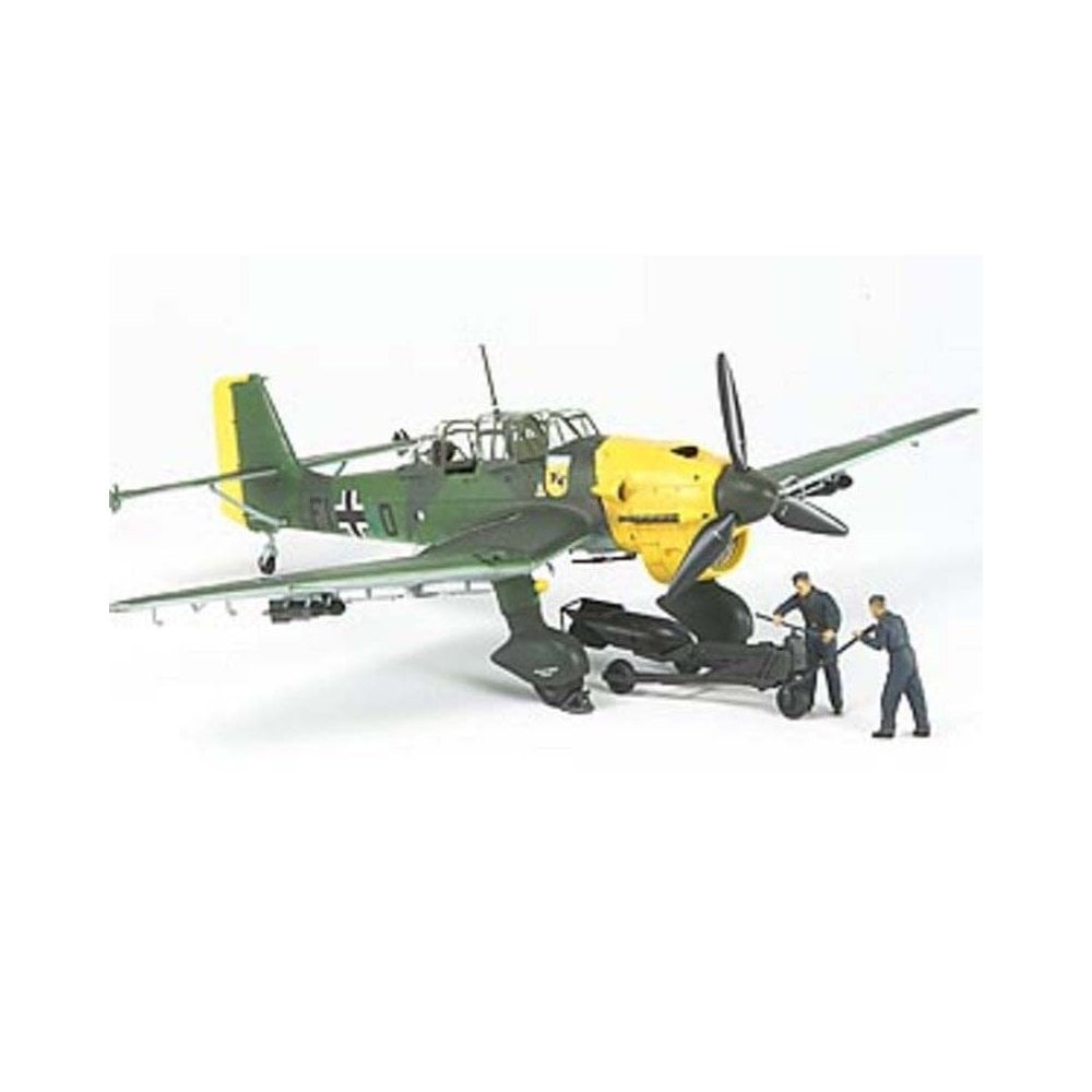 Tamiya Junkers 87B with Bomb Loading Crew (1/48) 37008-D Tamiya Junkers 87B with Bomb Loading Crew (1/48) 37008-D