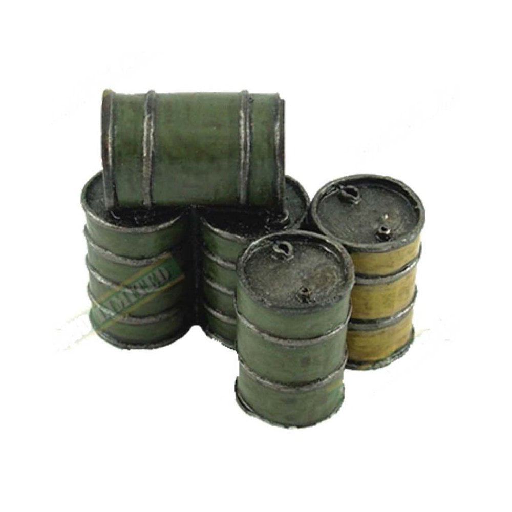6x 28mm Oil Drums Pegasus Hobbies PG5210 6x 28mm Oil Drums Pegasus Hobbies PG5210