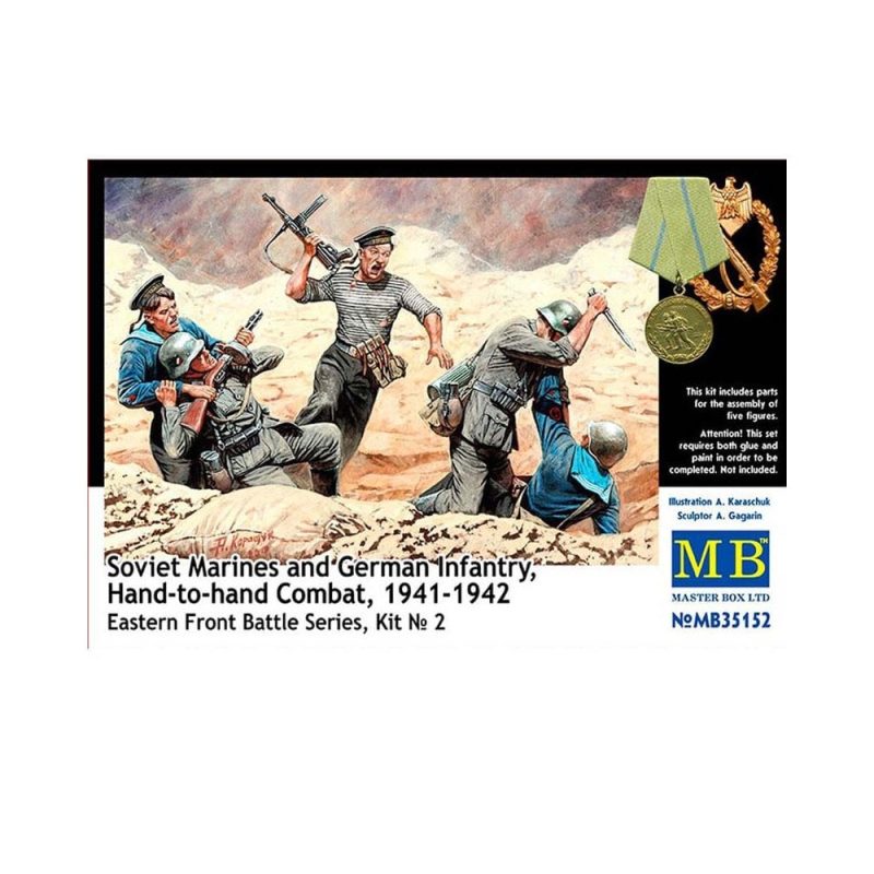 Master Box Soviet Marines and German Infantry (1/35) MB-35152