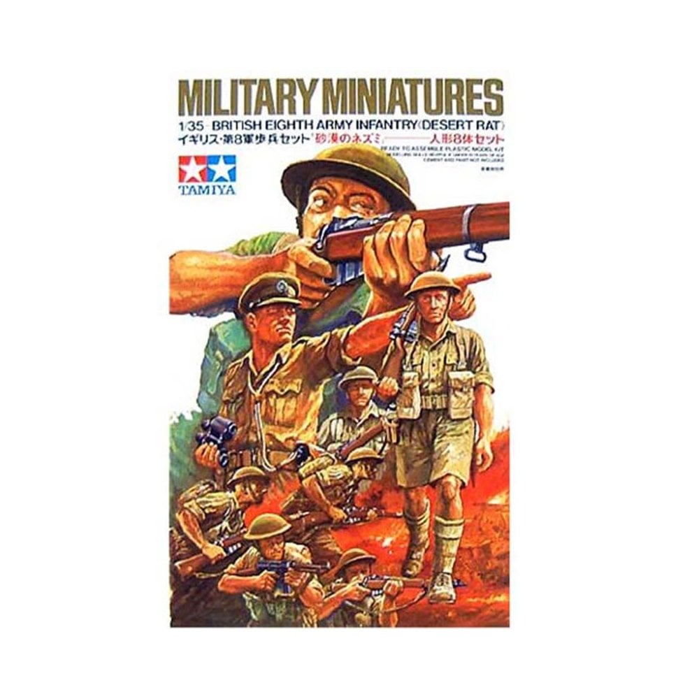 Tamiya British 8th Army Infantry Desert Rat (1/35) 35032-D Tamiya British 8th Army Infantry Desert Rat (1/35) 35032-D