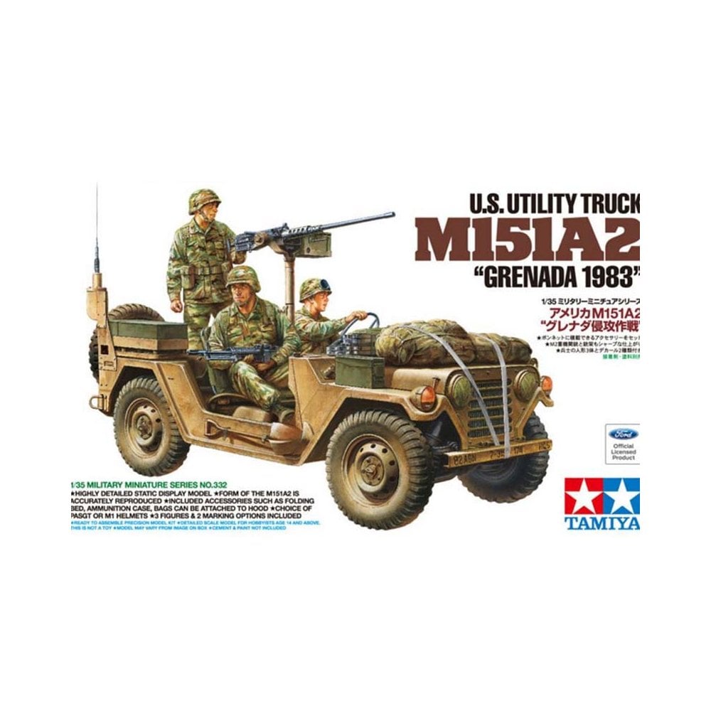 Tamiya U.S. Utility Truck M151A2 Grenada 1983 (1/35) 35332-D Tamiya U.S. Utility Truck M151A2 Grenada 1983 (1/35) 35332-D