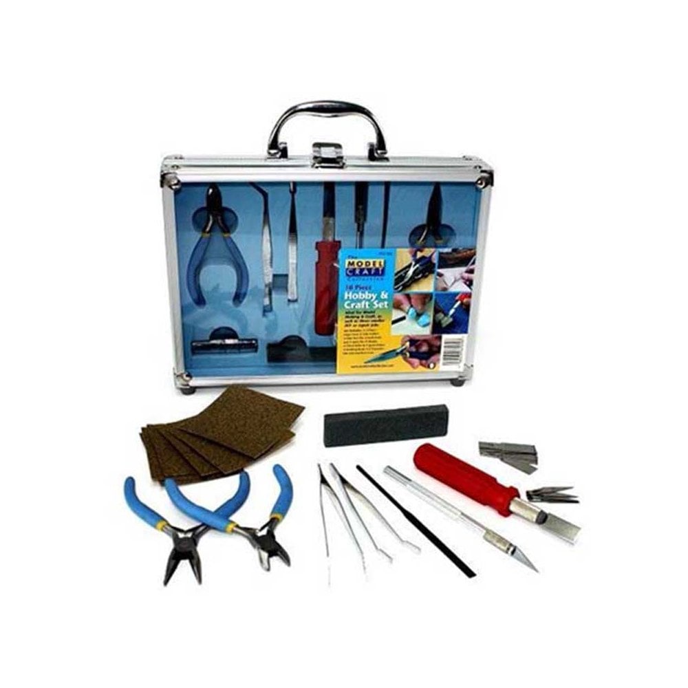 18pc Craft and Hobby Tool Set Modelcraft PTK1018 18pc Craft and Hobby Tool Set Modelcraft PTK1018