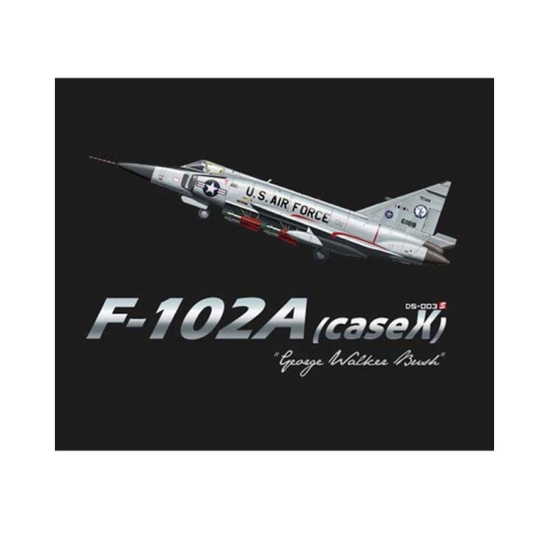1/72 Convair F-102A (Case X) George Walker Bush Meng Model DS-003S 1/72 Convair F-102A (Case X) George Walker Bush Meng Model DS-003S
