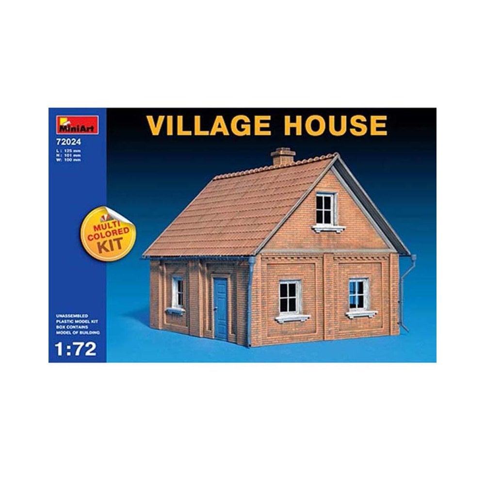 Miniart Village House (Multi Coloured Kit) (1/72) 72024 Miniart Village House (Multi Coloured Kit) (1/72) 72024