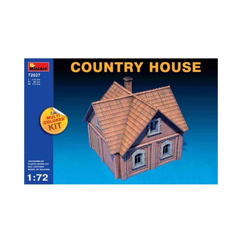 Miniart Country House Multi Coloured Kit (1/72) 72027 Miniart Country House Multi Coloured Kit (1/72) 72027