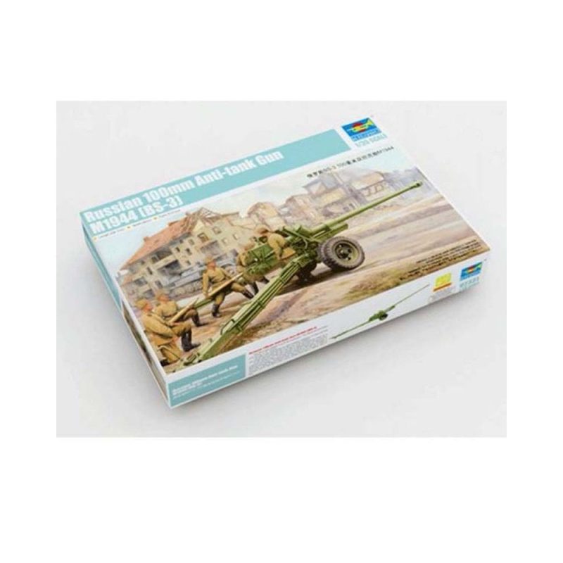 1/35 BS-3 Russian 100mm Anti-tank Gun Mod 1944 Trumpeter 02331 1/35 BS-3 Russian 100mm Anti-tank Gun Mod 1944 Trumpeter 02331