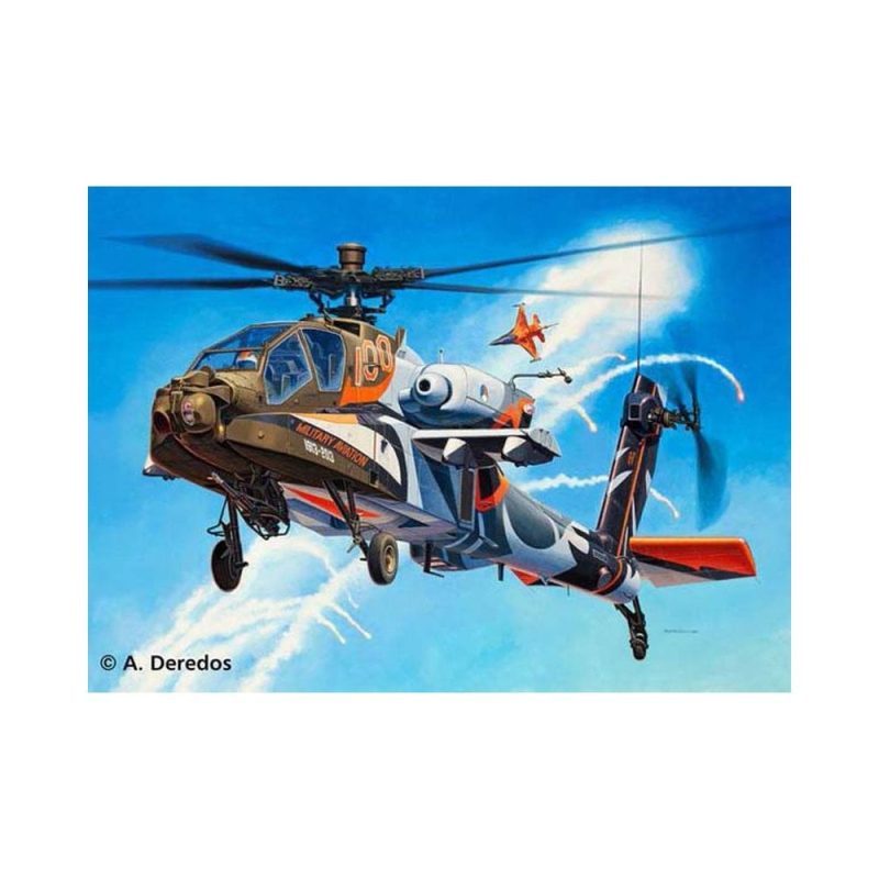 1/48 AH-64D Apache 100-MiliTAry Avia Revell 04896