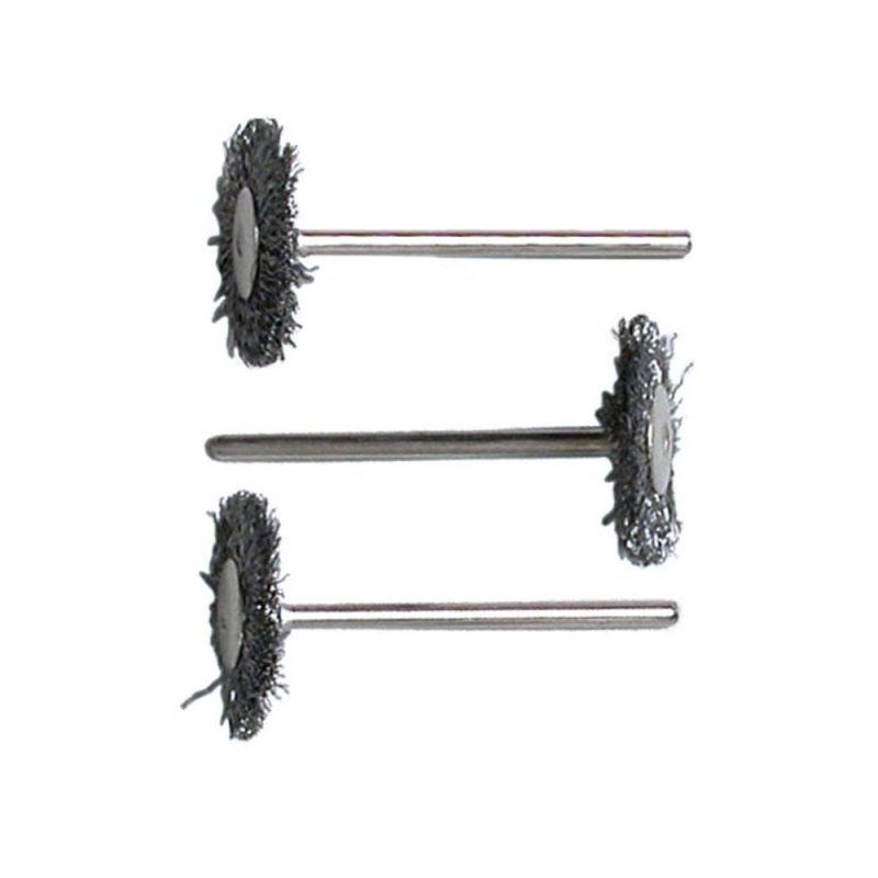 3 X Steel Wheel Brushes Rotacraft RBU2721/3