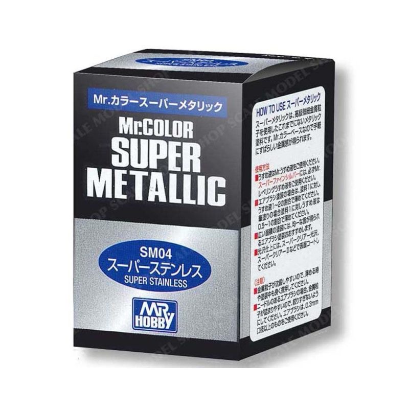 18ml Super Metallic Super Stainless Mr Hobby SM-04