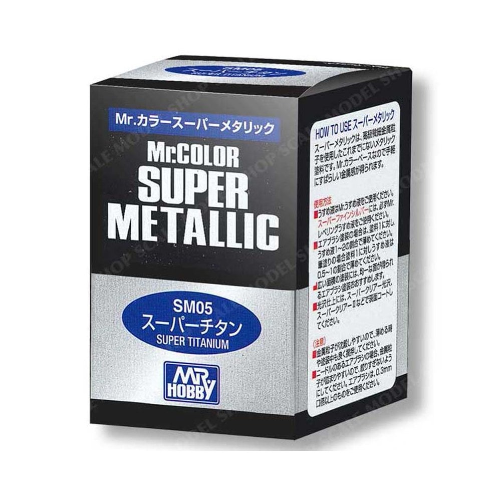 18ml Super Metallic Super Titanium Mr Hobby SM-05 18ml Super Metallic Super Titanium Mr Hobby SM-05