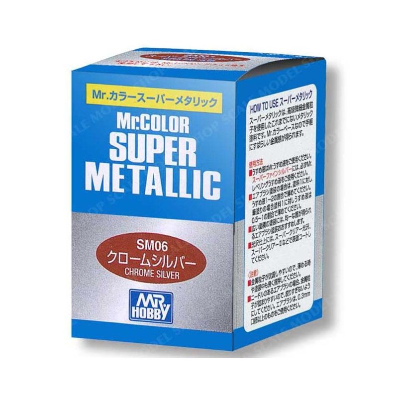 18ml Super Metallic Chrome Silver Mr Hobby SM-06