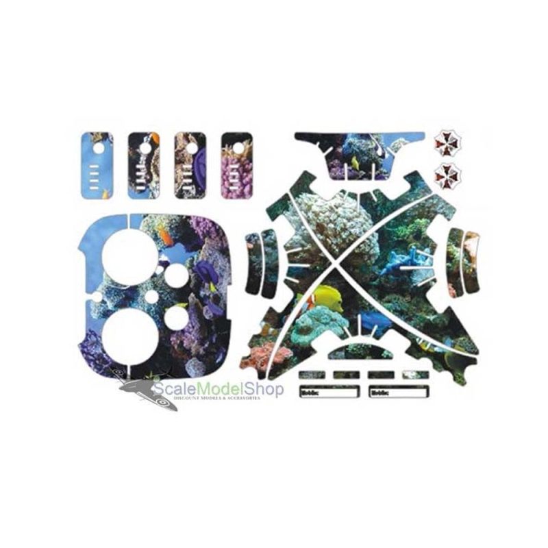 DJI Phantom 3 Decoration Skin Wrap Sticker Sea Underwater DSS DJI125
