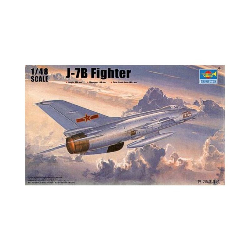 1/48 Chinese J-7B Fighter Trumpeter 02860 1/48 Chinese J-7B Fighter Trumpeter 02860