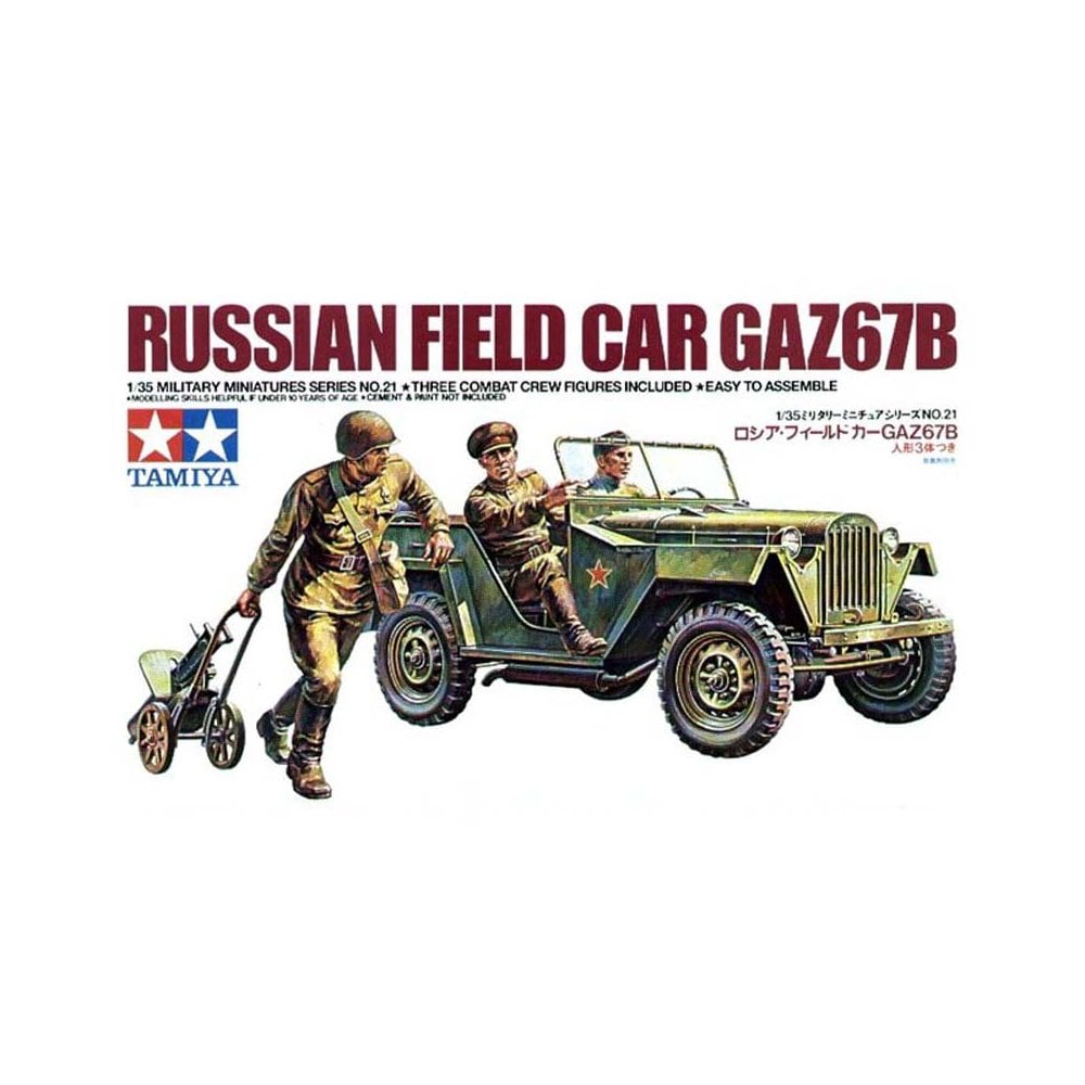 Tamiya GAZ-67B Russian Field Car (1/35) 35021-D Tamiya GAZ-67B Russian Field Car (1/35) 35021-D