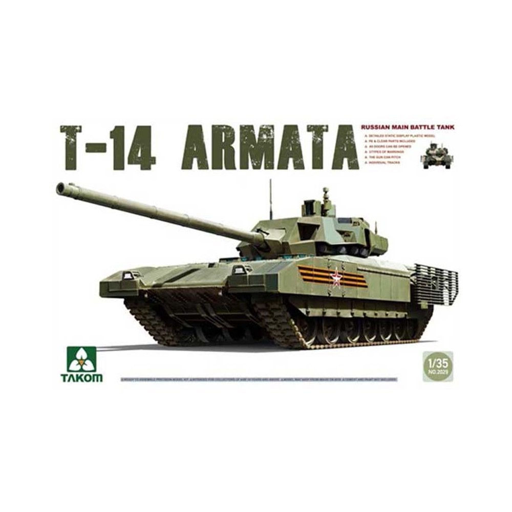 1/35 T-14 Armata Russian Main Battle Tank Takom 02029 1/35 T-14 Armata Russian Main Battle Tank Takom 02029