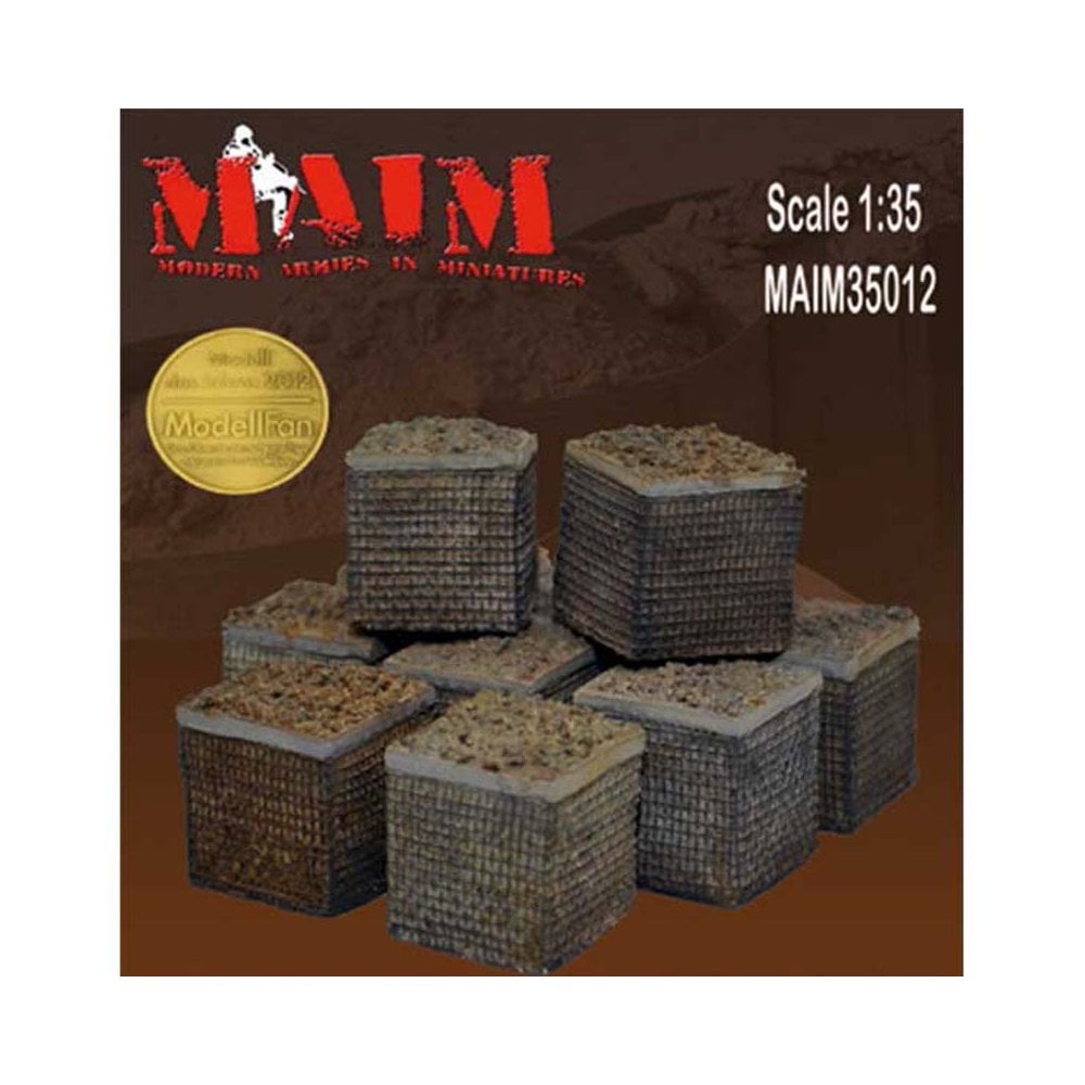 1/35 Hesco Container Set Modern Armies in Miniatures MAIM35012 1/35 Hesco Container Set Modern Armies in Miniatures MAIM35012
