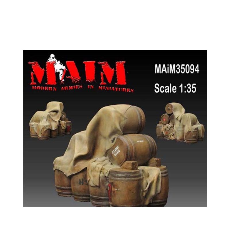 1/35 Covered Wooden Barrels Modern Armies in Miniatures MAIM35094