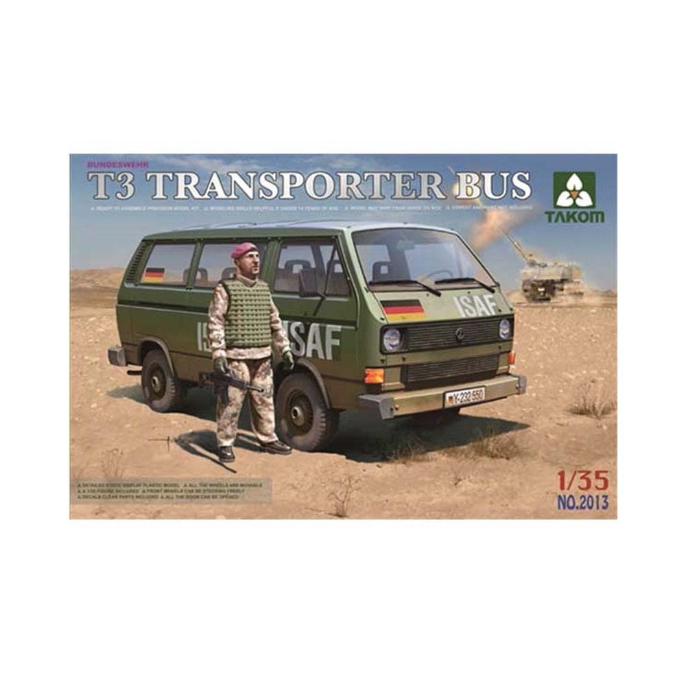 1/35 T3 Transporter Bus with figure Takom 02013 1/35 T3 Transporter Bus with figure Takom 02013