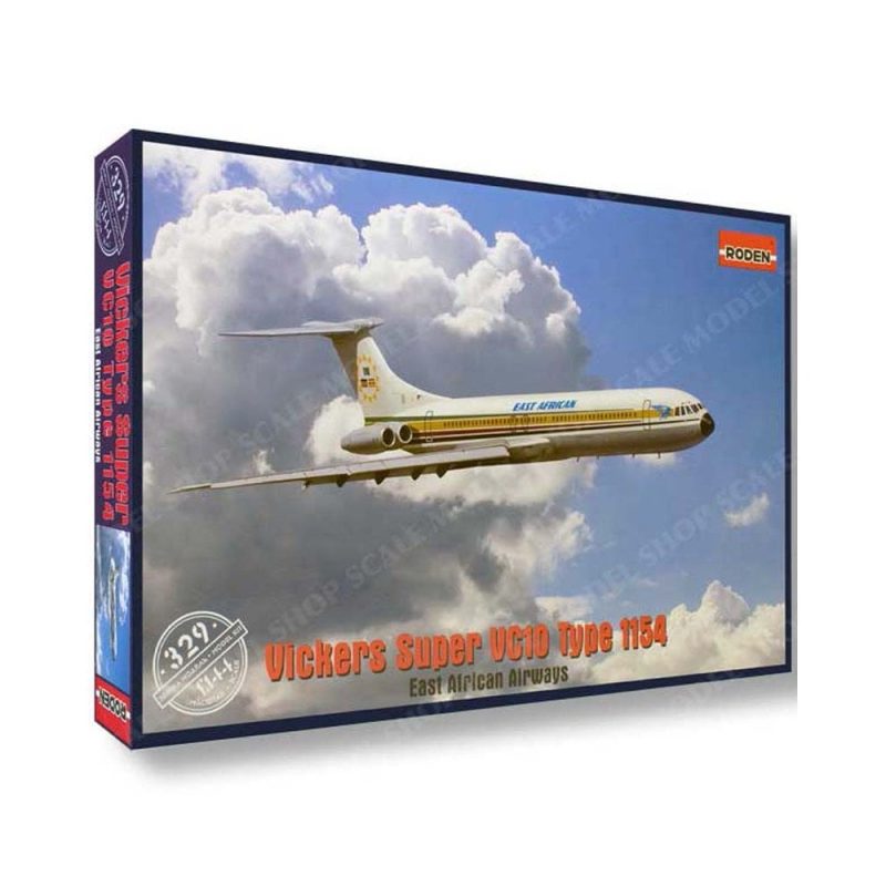 1/144 Vickers Super VC10 Type 1154 East African Roden 329 1/144 Vickers Super VC10 Type 1154 East African Roden 329