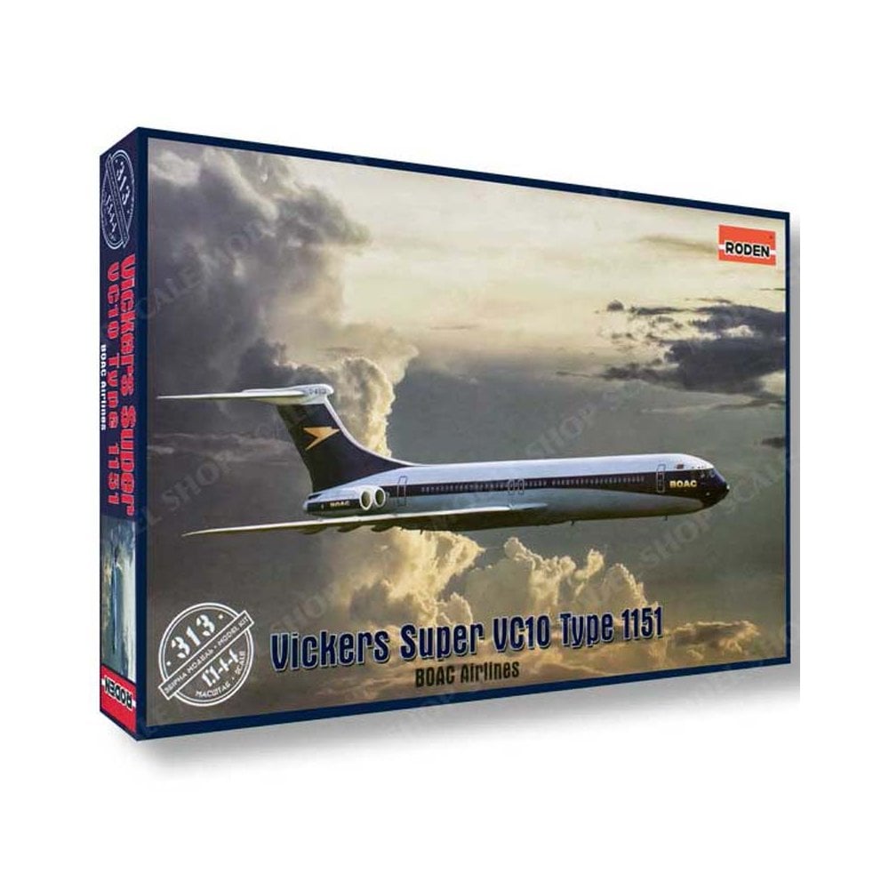1/144 Vickers Super VC10 Type 1151 BOAC Roden 313 1/144 Vickers Super VC10 Type 1151 BOAC Roden 313