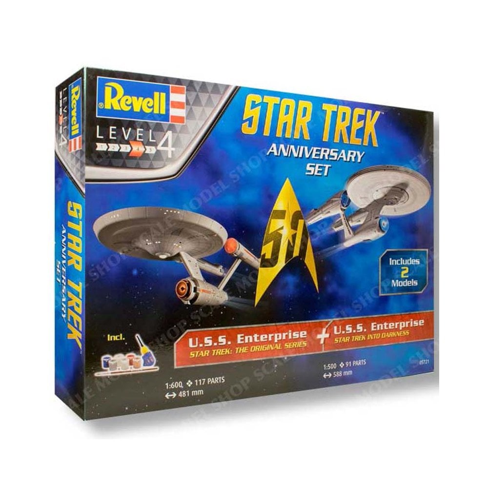 Star Trek Anniversary Set Revell 05721 Star Trek Anniversary Set Revell 05721