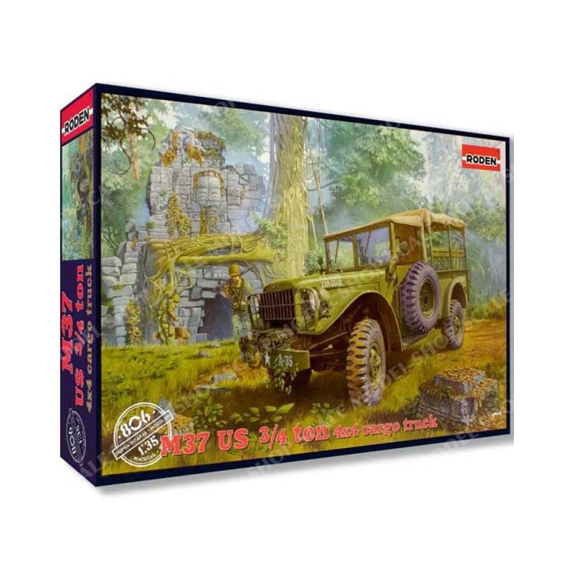 1/35 Dodge M37 _ton 4x4 Cargo Truck Roden 806 1/35 Dodge M37 _ton 4x4 Cargo Truck Roden 806