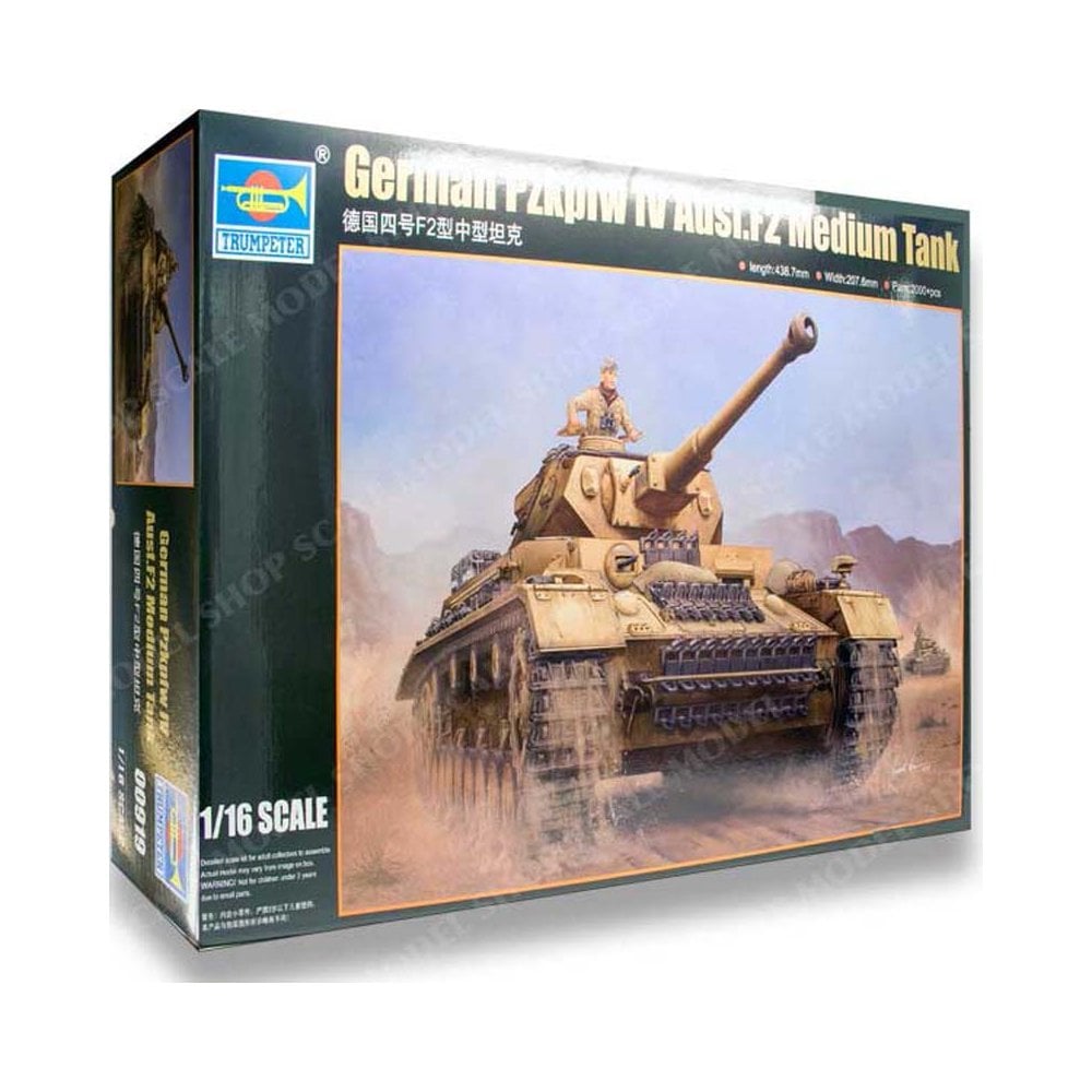 1/16 PzKpfw IV Ausf F2 German Medium Tank Trumpeter 00919 1/16 PzKpfw IV Ausf F2 German Medium Tank Trumpeter 00919
