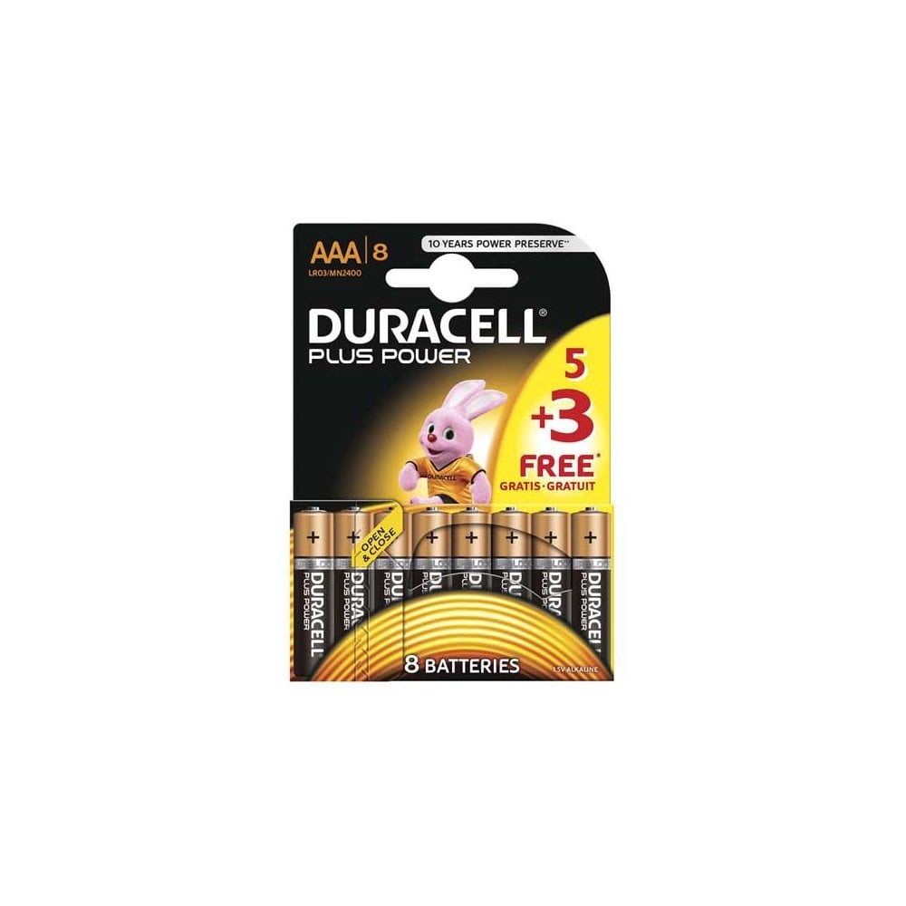 Power Plus AAA Pack of 5 Duracell SMS045 Power Plus AAA Pack of 5 Duracell SMS045