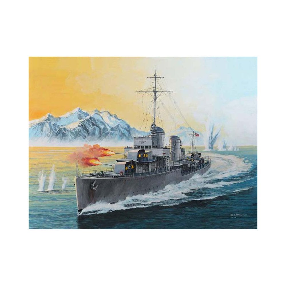 1/350 German Destroyer Type 1936 Revell 05141 – Scale Model Shop