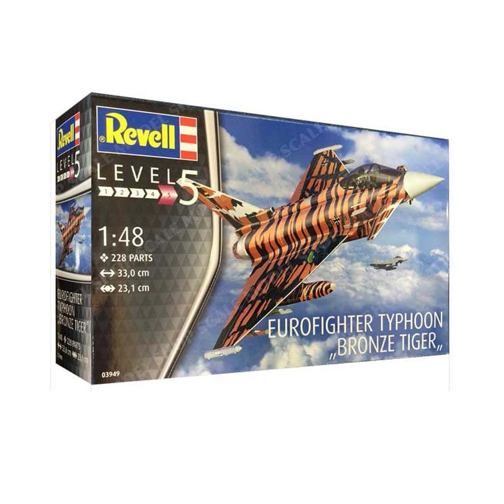 1/48 Eurofighter Bronze Tiger Fighter Jet Revell 03949 1/48 Eurofighter Bronze Tiger Fighter Jet Revell 03949