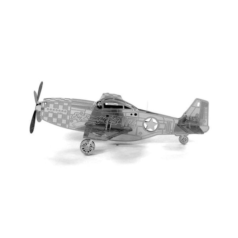 P-51 Mustang 3D Models Metal Earth MMS003ME P-51 Mustang 3D Models Metal Earth MMS003ME
